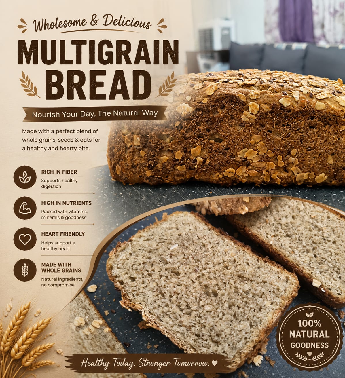 Customer photo review of Wheat Gluten / Vital Wheat Gluten Flour / Bread Improver