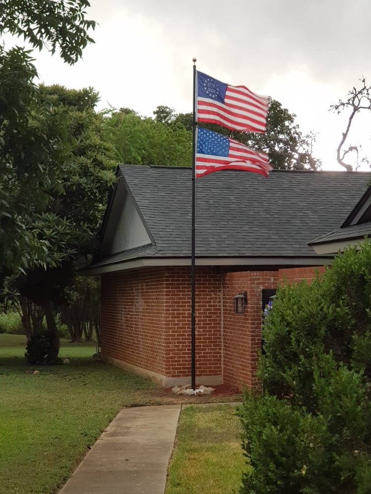 Customer photo review of NEW! 1776 to 2026 Betsy Ross Flag - Fully Sewn and Embroidered
