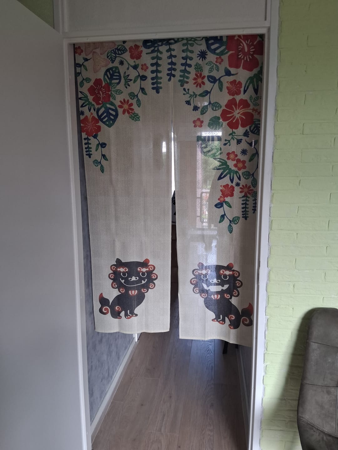 Customer photo review of Japanse Noren Gordijn - Shisa