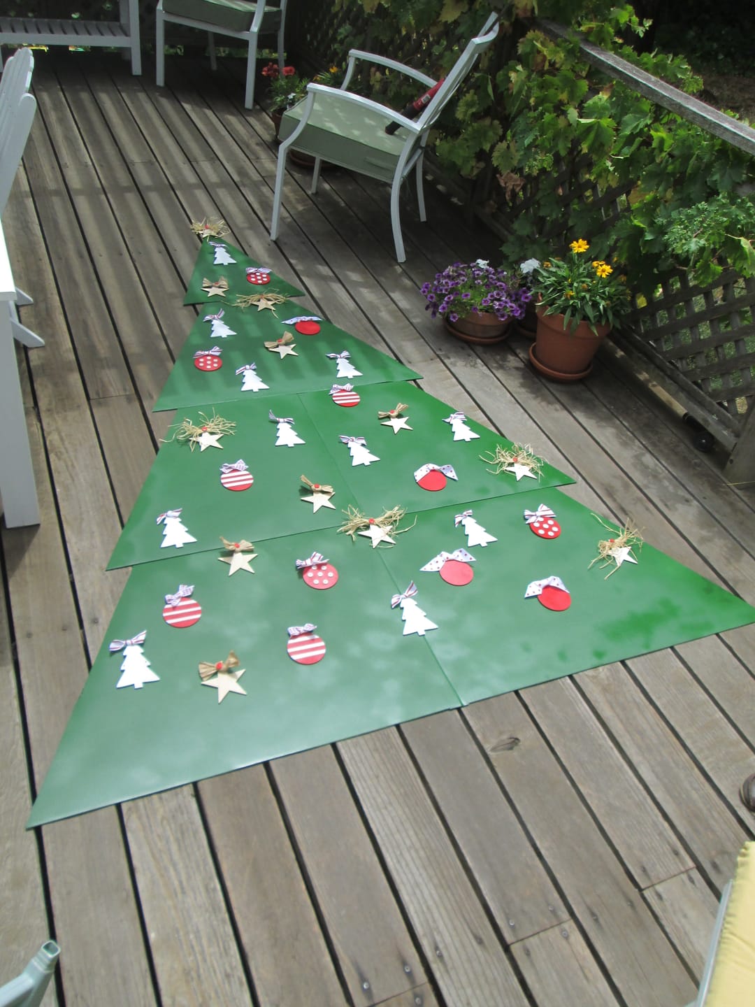 Customer photo review of Unfinished Wood Christmas Ornament Shape - Craft - up to 46" DIY
