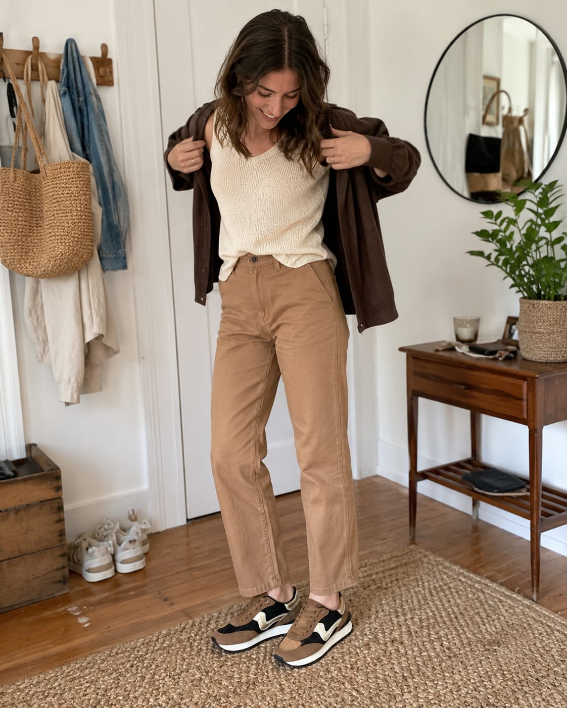Customer photo review of Lucky Step Retro Platform Trainers