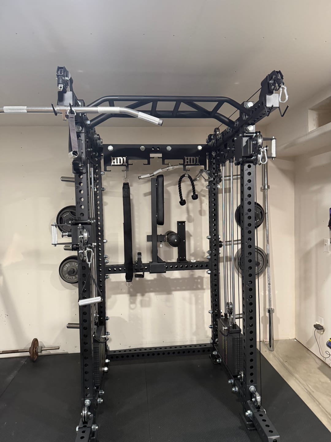 Customer photo review of HD1 Squat Rack Functional Trainer