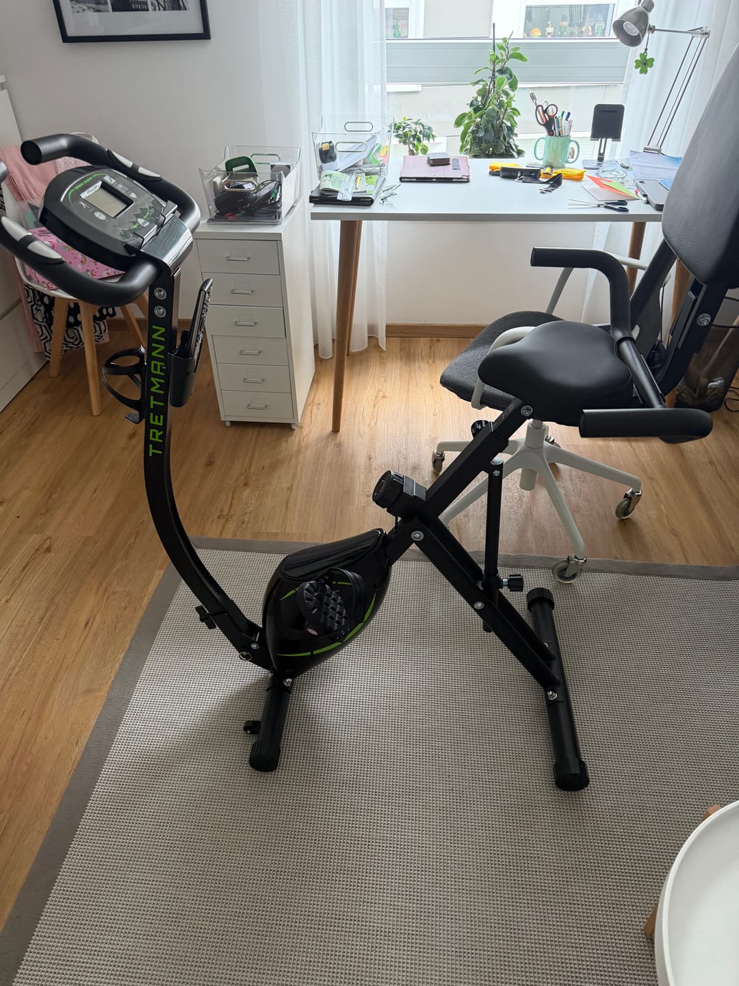Customer photo review of Tretmann RIDE- Heimtrainer mit tiefem Einstieg