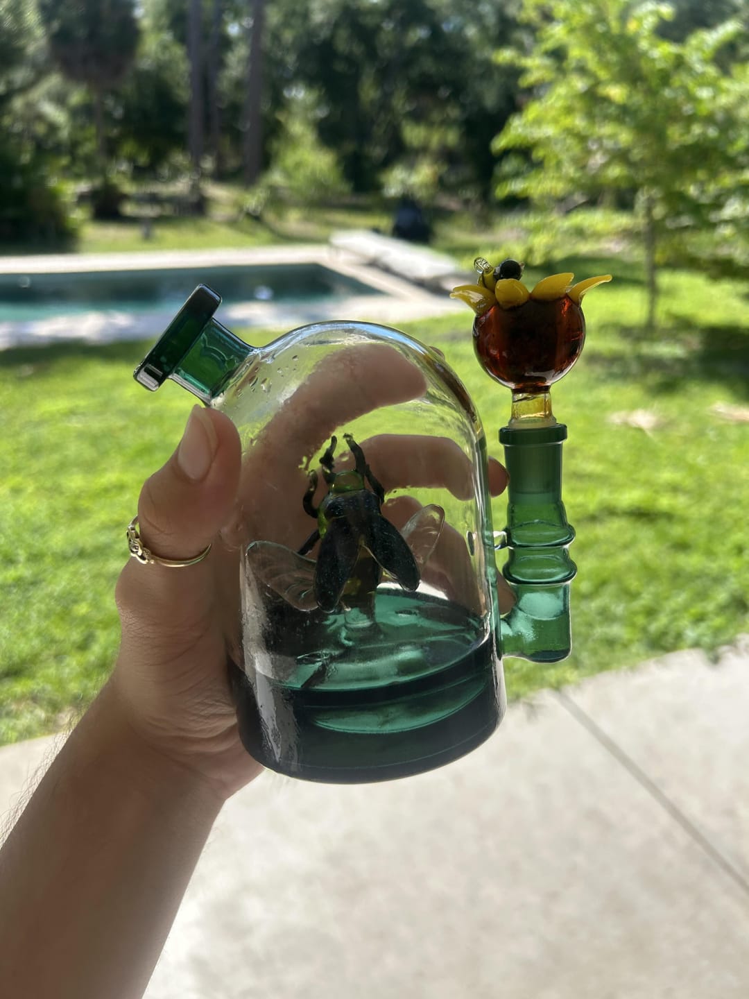 Customer photo review of BEETLE CLOCHE BONG