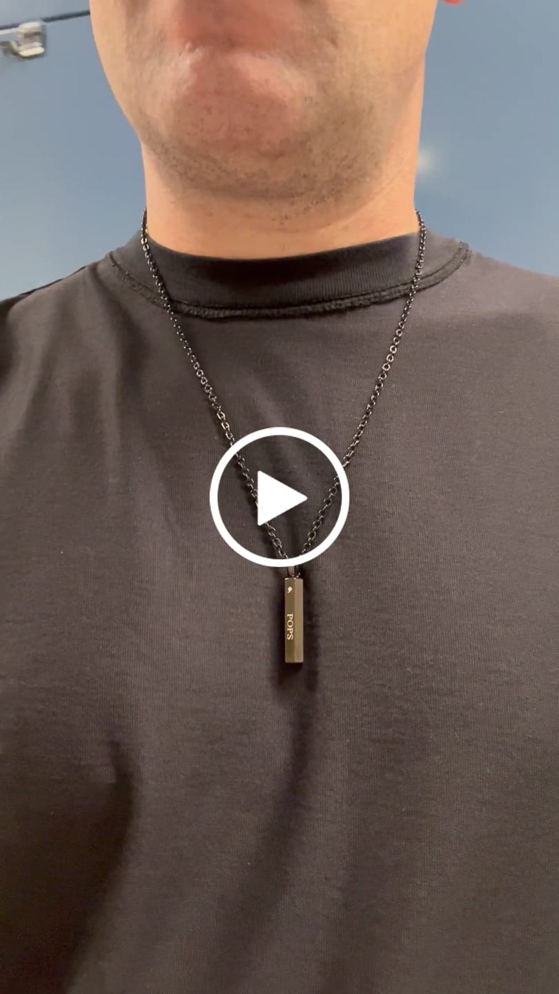 Customer video review of Modern Urn Pendant