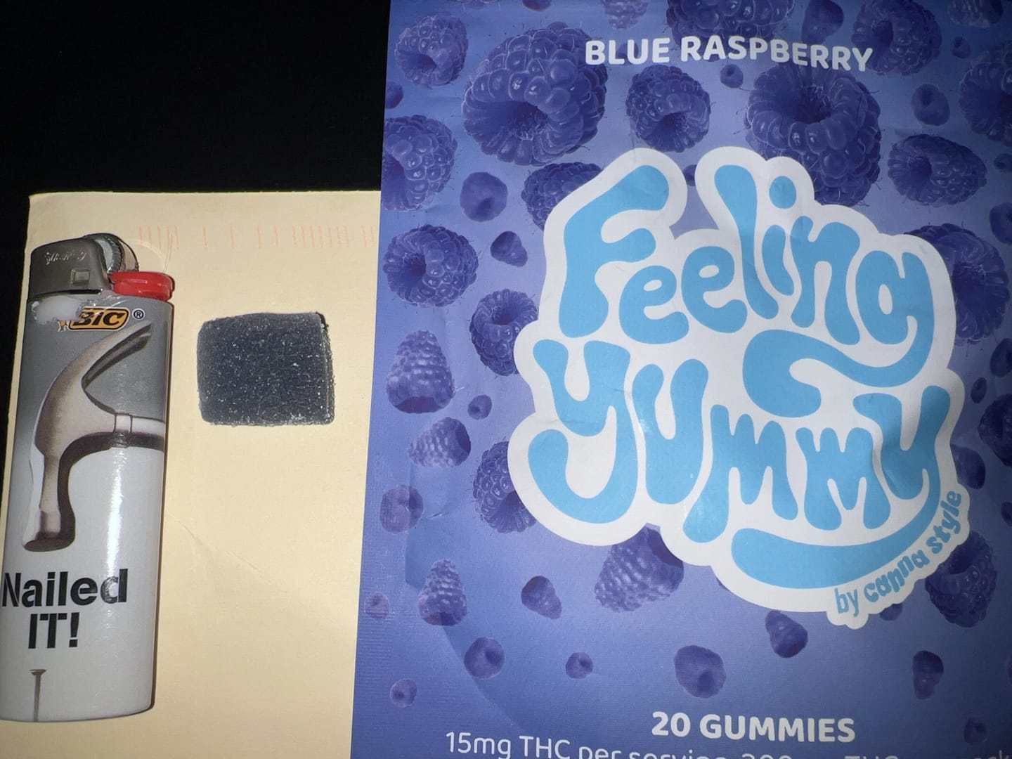 Customer photo review of FEELING YUMMY GUMMY - BLUE RASPBERRY
