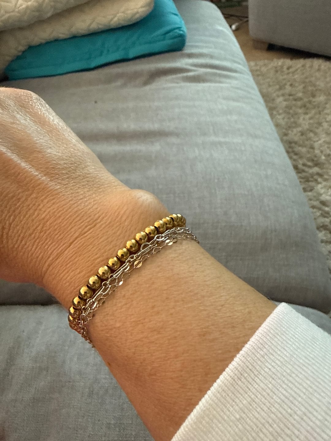 Customer photo review of Caicos Beaded Bracelet (Bundle)