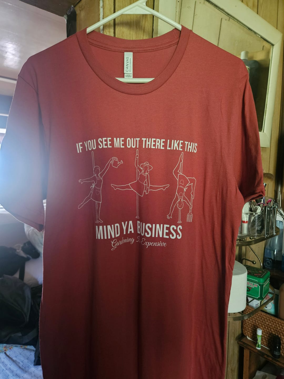 Customer photo review of Mind Ya Business T-Shirt
