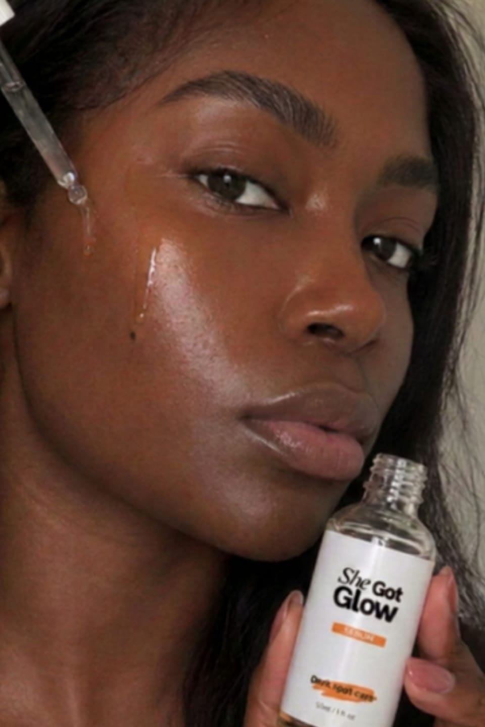 Customer photo review of GLOW SERUM