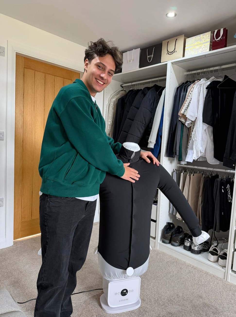 Customer photo review of Lissaire Automatic Ironing Machine