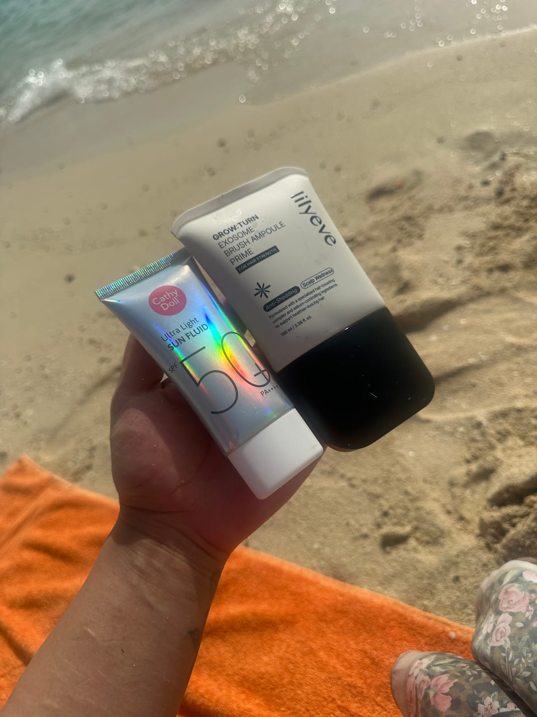 Customer photo review of Cathy Doll Ultra Light Sun Fluid SPF50+ PA++++ 40ml