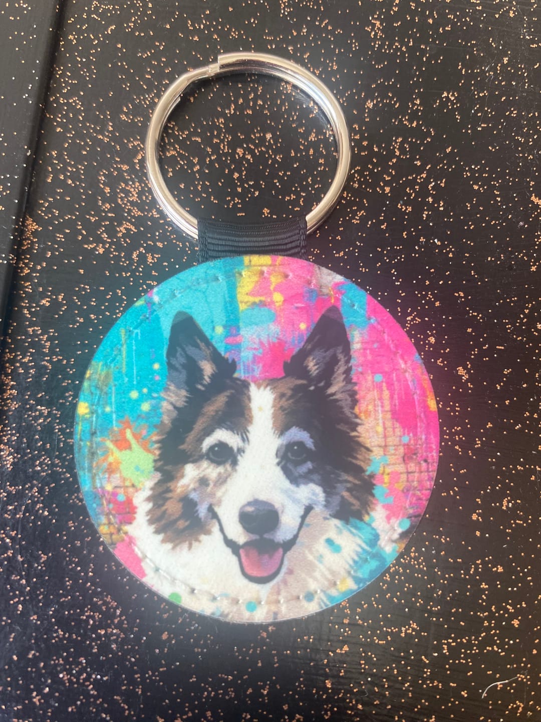 Customer photo review of Streetart - Personalised Keychain