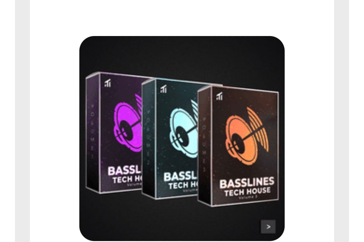 Customer photo review of 300 Tech House Basslines Bundle + MIDI