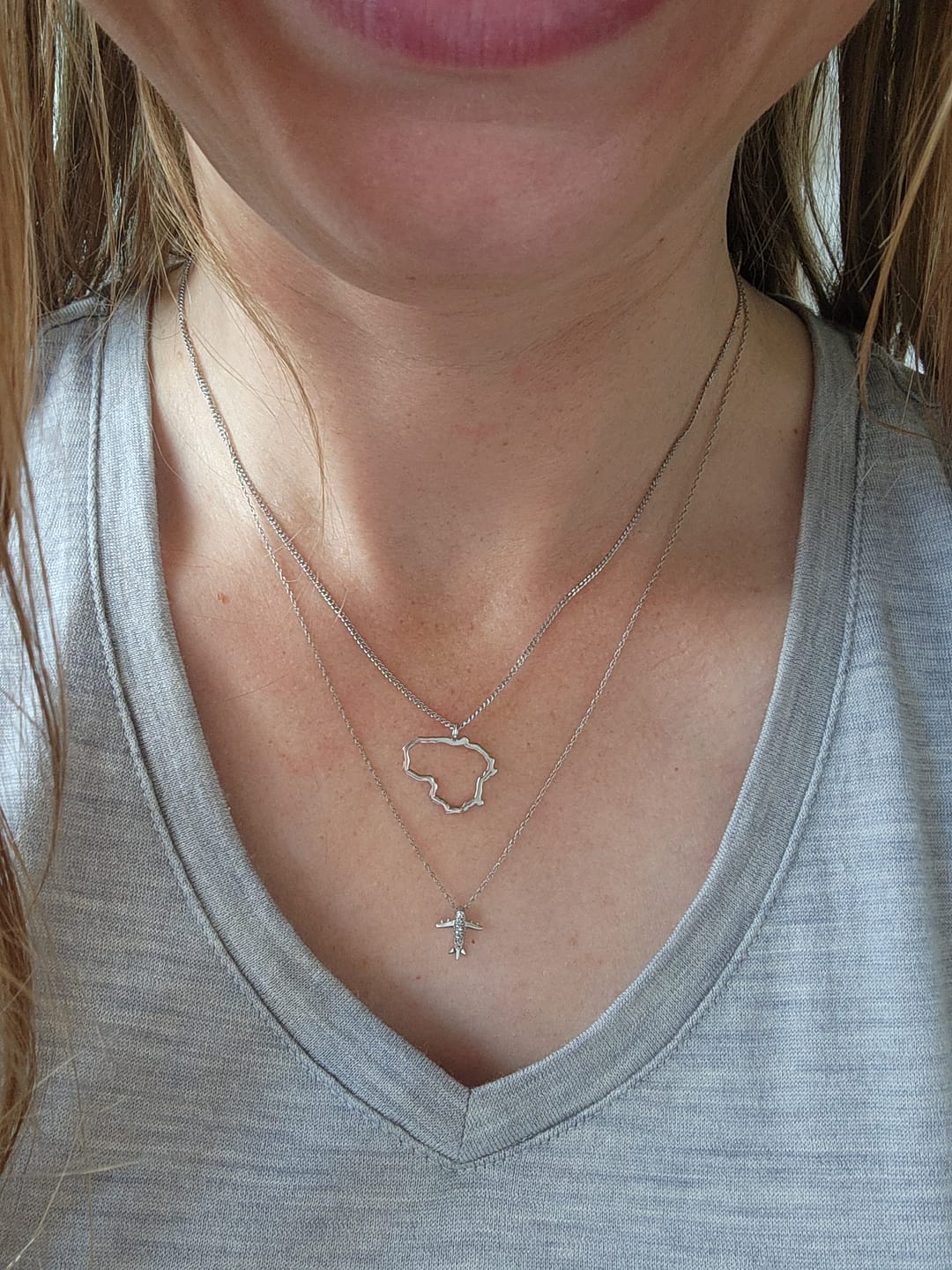 Customer photo review of Sidabrinis pakabukas "Lietuva"