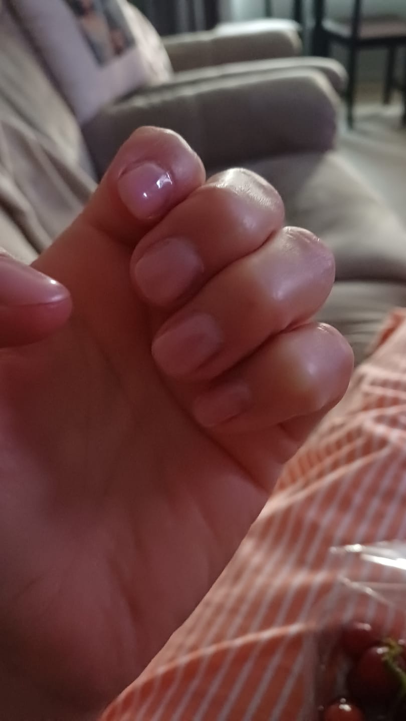 Customer photo review of Semilac Extend Care 5in1 803 Delicate Pink 7ml - Builder Gel in a Bottle