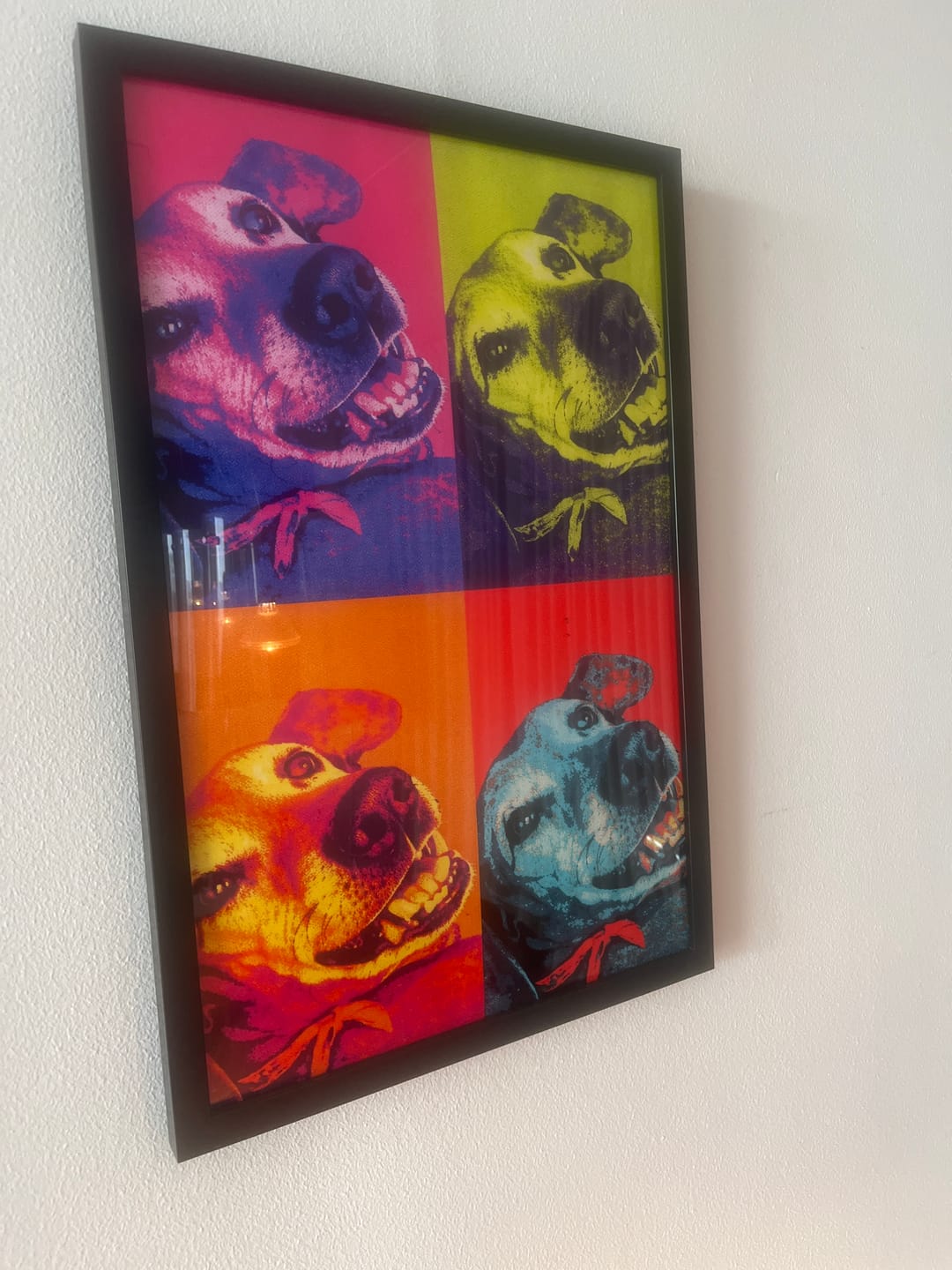 Customer photo review of Kleurvlakken - Gepersonaliseerde Poster