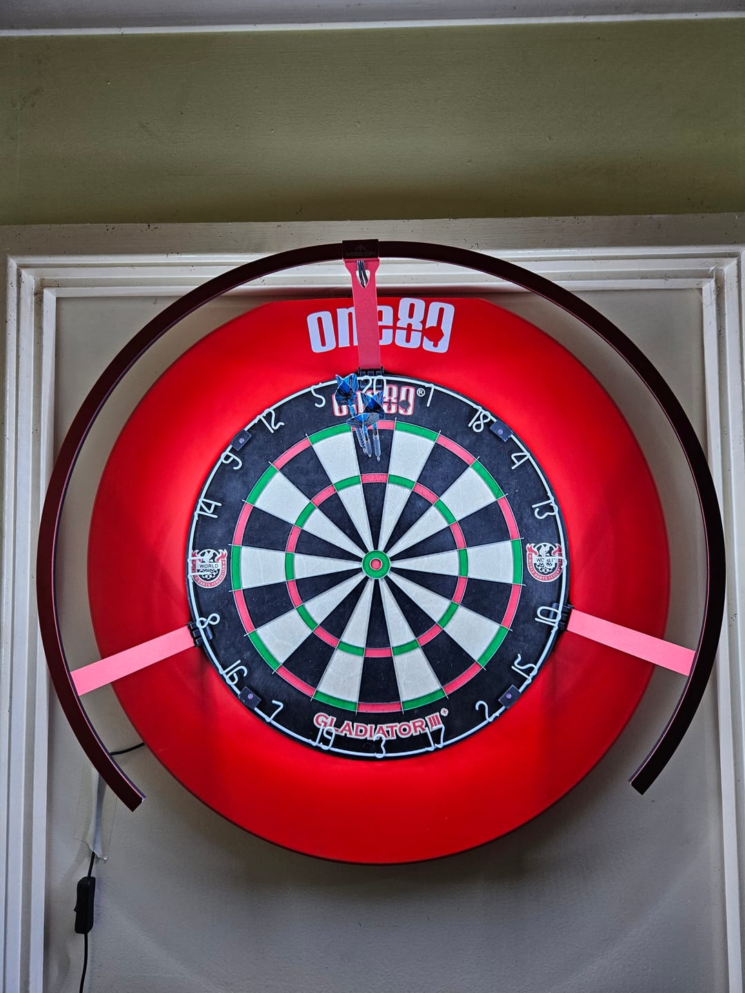 Customer photo review of Mission - Torus 270 - Portable LED Dartboard Light