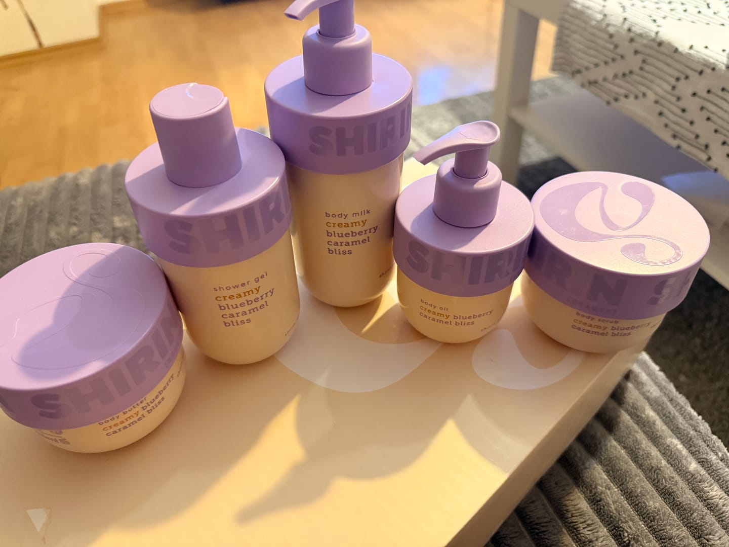 Customer photo review of The Complete Bodycare - 5er Set Creamy Blueberry Caramel Bliss