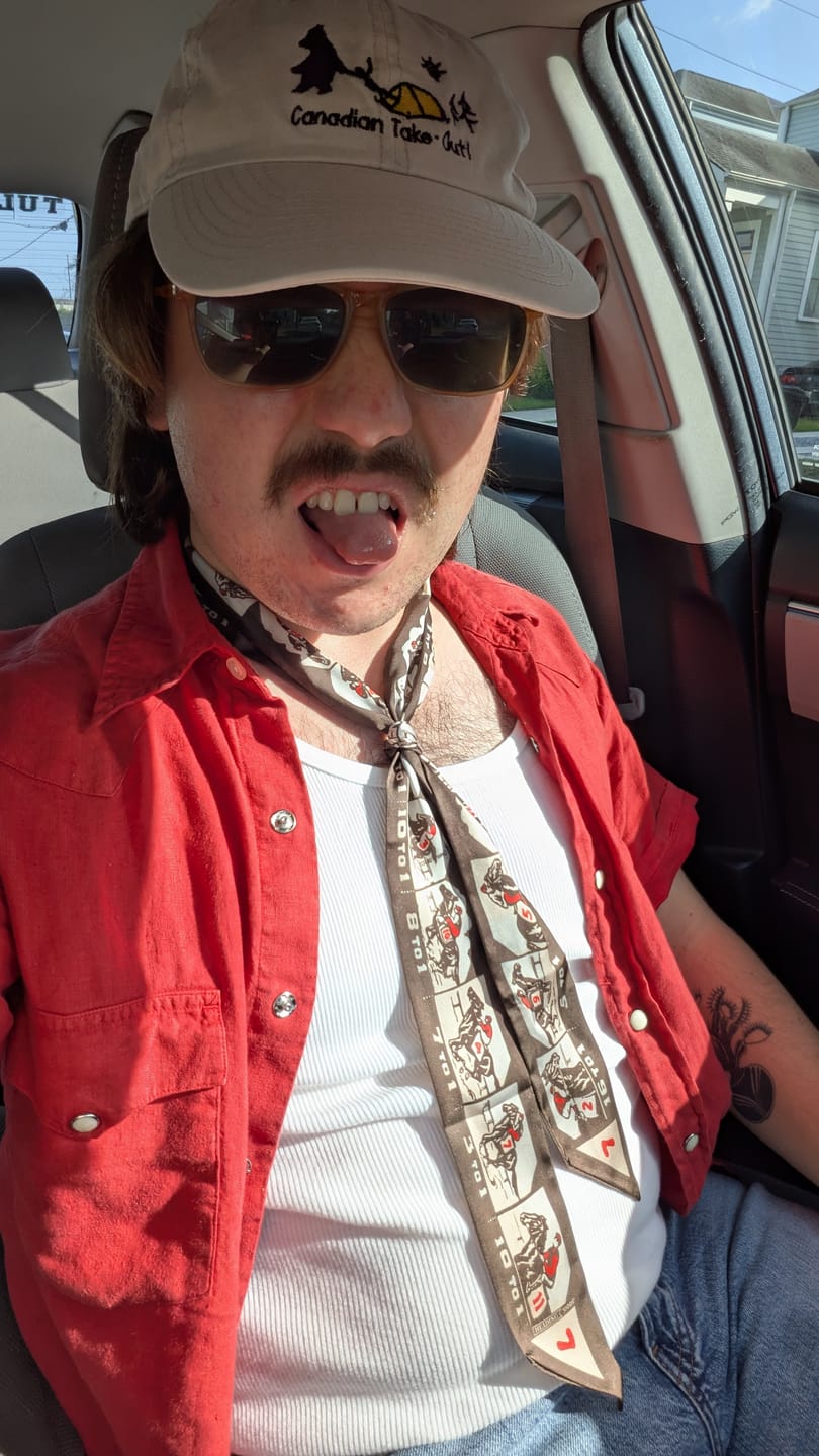 Customer photo review of Odds Skinny Scarf