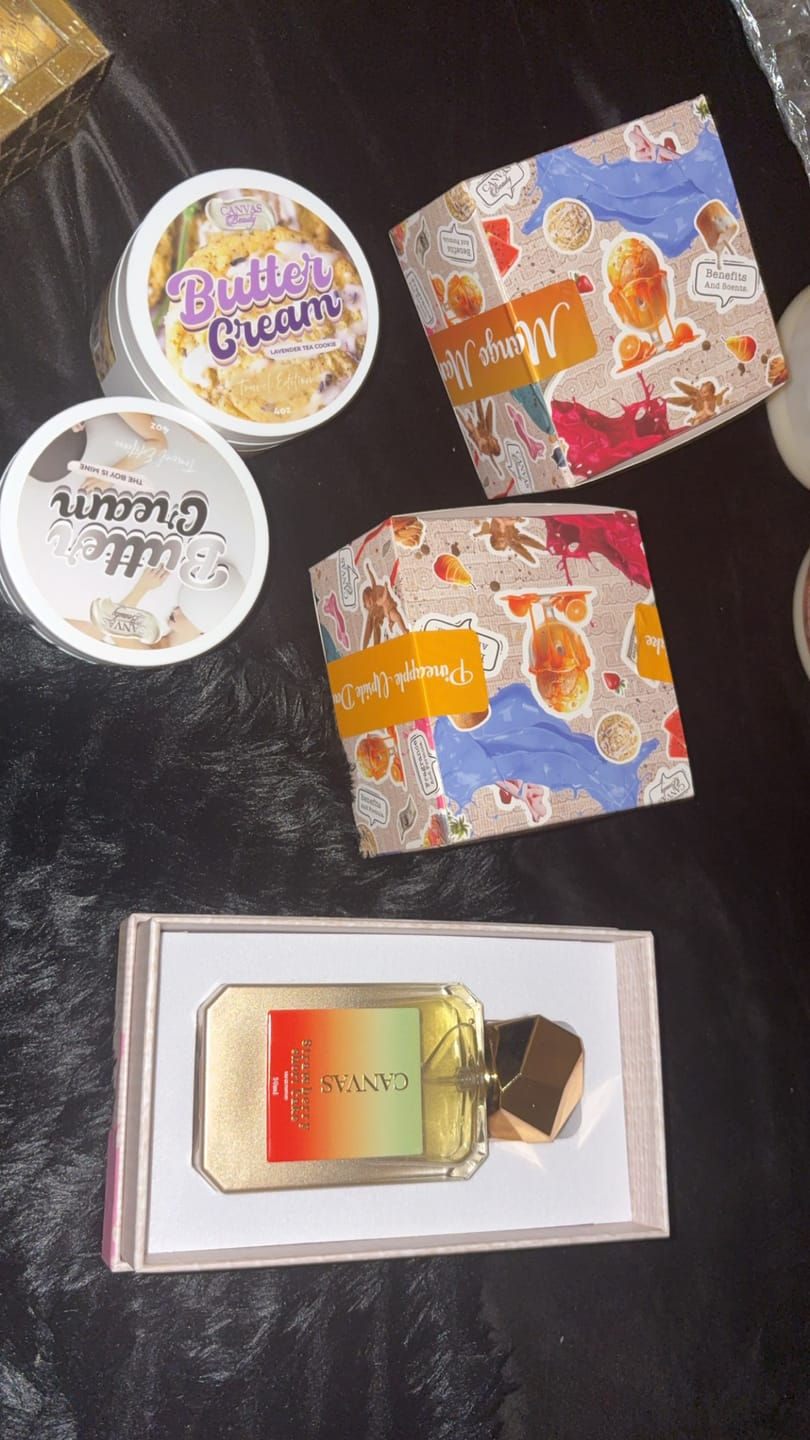 Customer photo review of (NEW) BODY GLAZE: PINEAPPLE UPSIDE DOWN