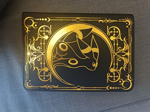Customer photo review of Lunar Shadow 9-Pocket Trading Card Binder