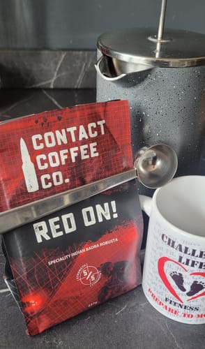 Customer photo review of Red On! High-Caffeine Coffee