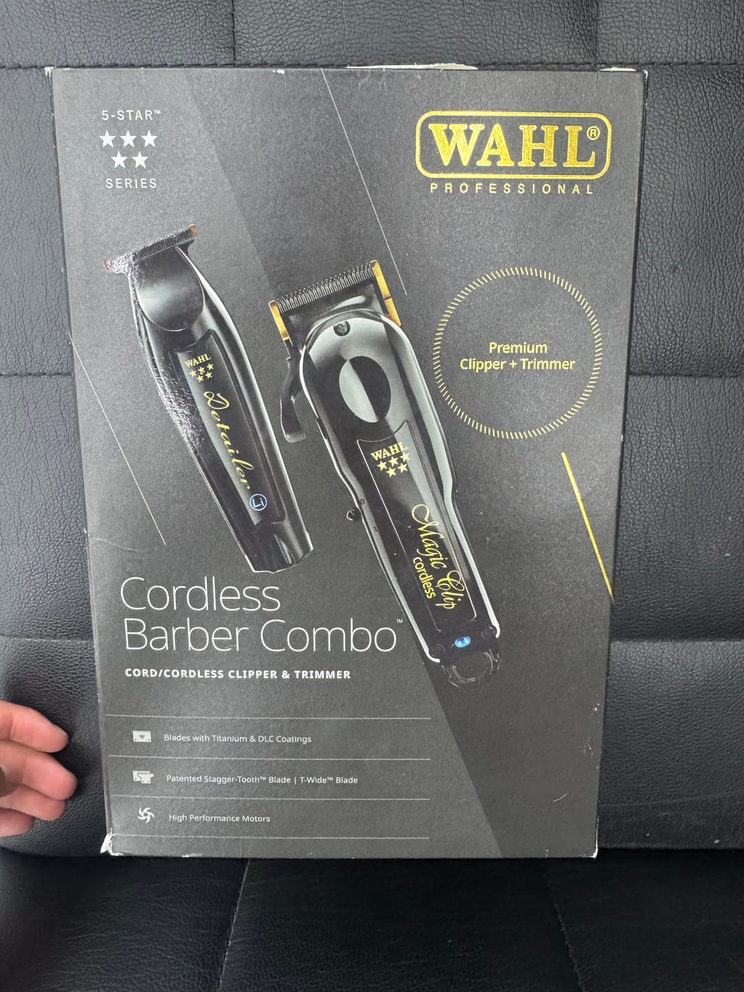 Customer photo review of Wahl Barber Combo Cordless Black Magic Clip + Detailer