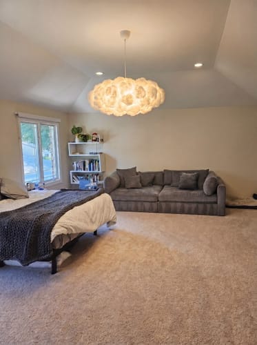 Customer photo review of PAPER CLOUD PENDANT — Japandi Dining Room Hanging Light