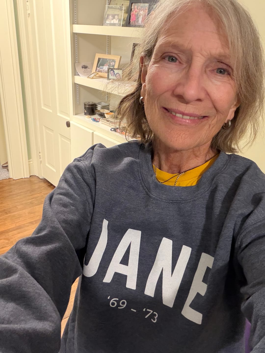 Customer photo review of Before Roe, There was Jane Sweatshirt