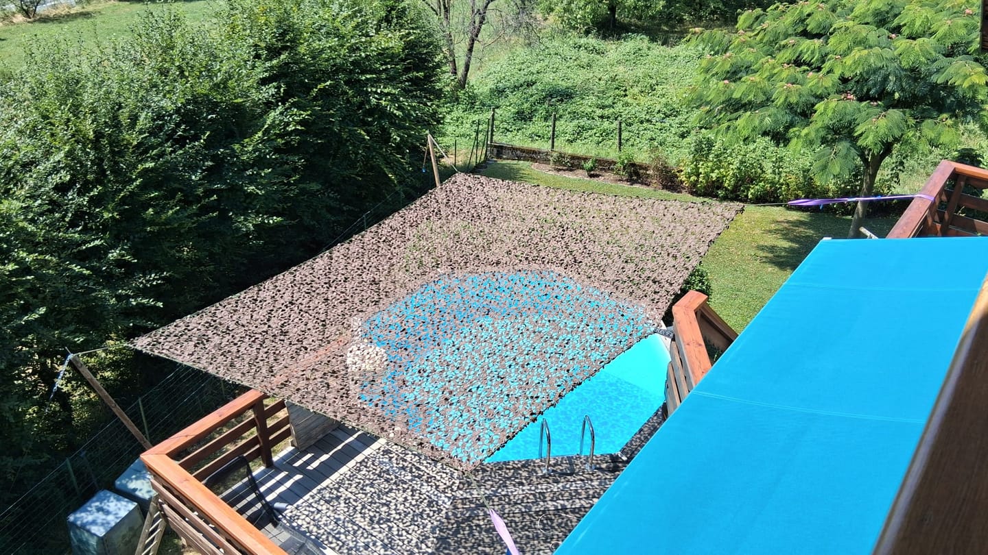 Customer photo review of Filet de camouflage renforcé militaire