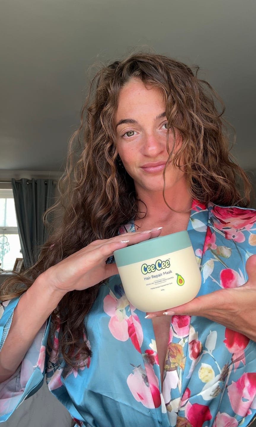 Customer photo review of Cee Cee Hair Repair Mask