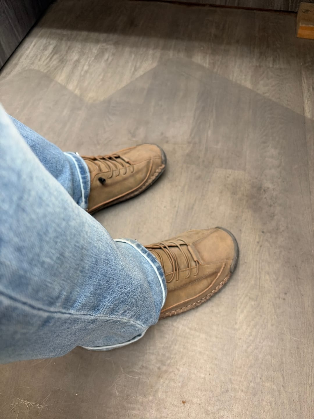 Customer photo review of FlexWalk™ Women's Leather Sneakers – Soft Comfort & Orthopedic Support