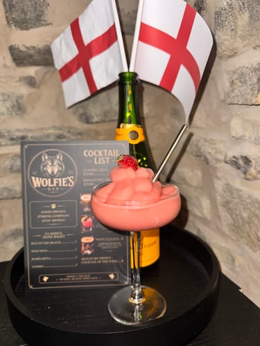 Customer photo review of Strawberry Daiquiri Frozen Cocktail Mix 5L