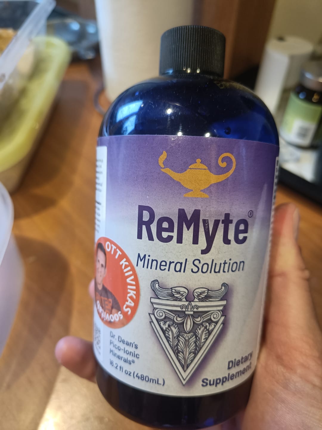 Customer photo review of ReMyte® Mineral Solution, 240ml (toidulisand 12 mineraalaine kontsentraadiga)