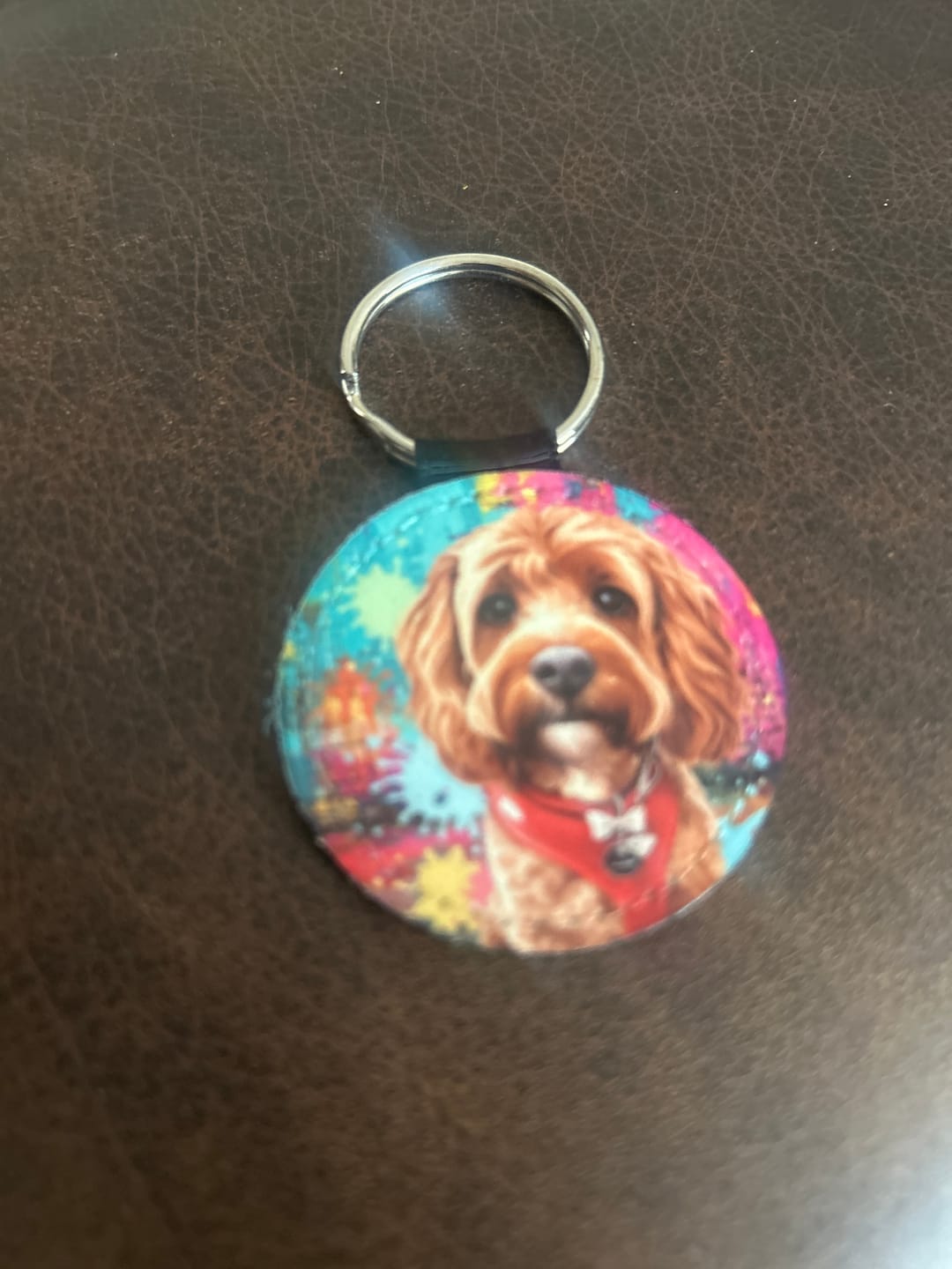 Customer photo review of Streetart - Personalised Keychain