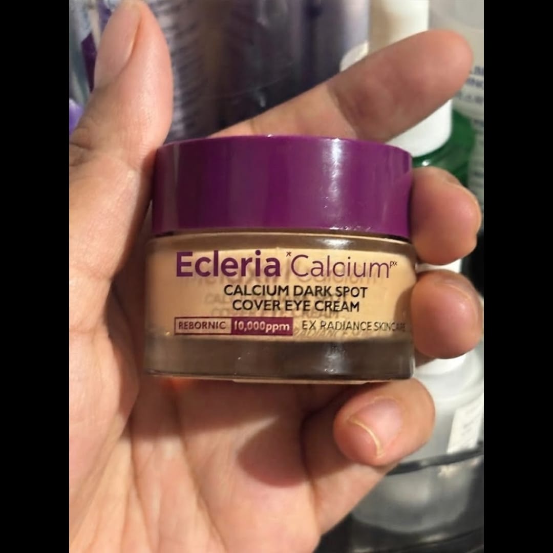 Customer photo review of Ecleria Calcium Eye Cream