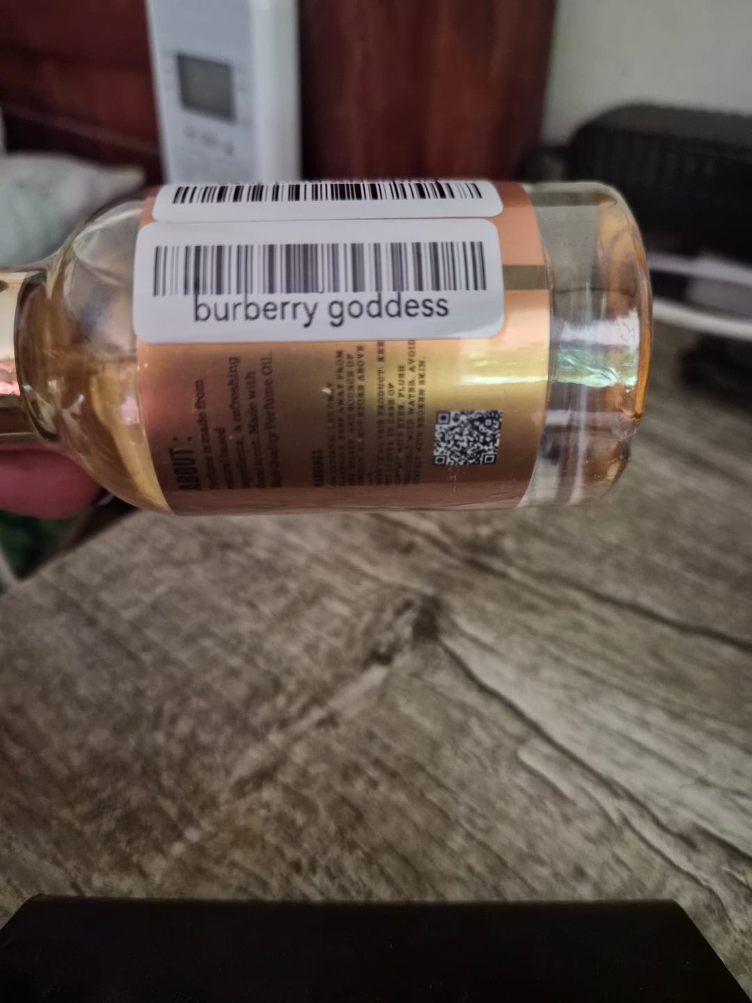 Customer photo review of Burberry Goddess Perfume for Women