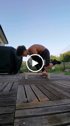 Customer video review of Wooden Parallettes LONG
