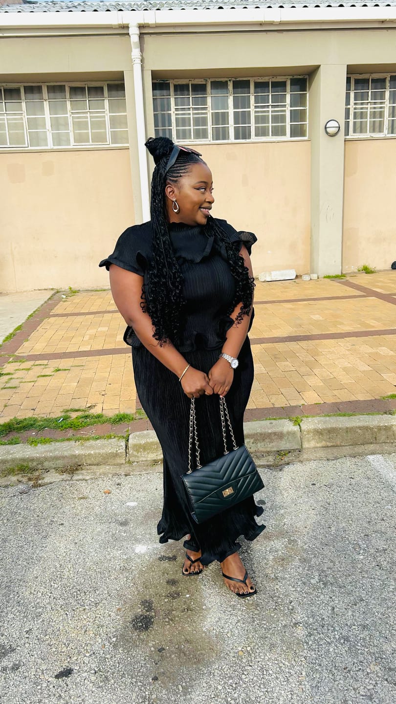 Customer photo review of Luna Frill Dress