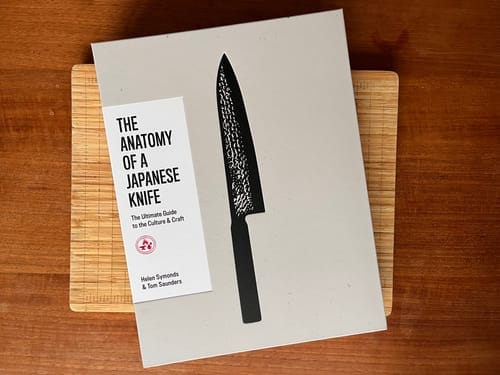 Customer photo review of The Anatomy of a Japanese Knife - Symonds and Saunders