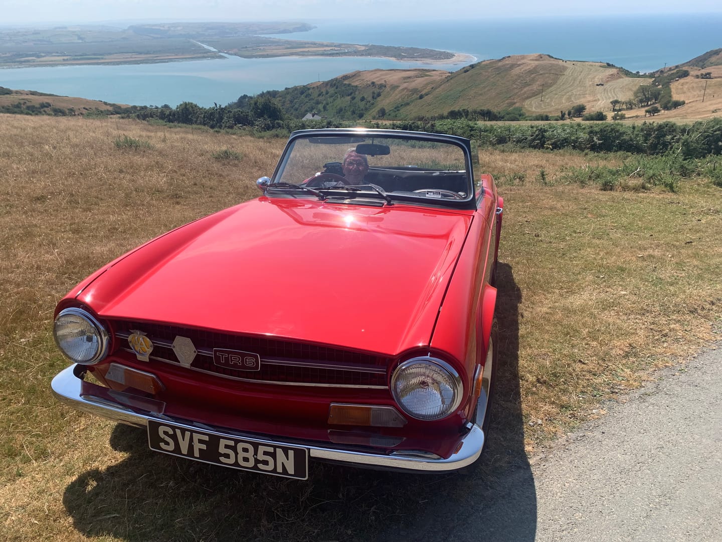 Customer photo review of Classic Oblong Metal Pressed Number Plate - 520mm x 111mm