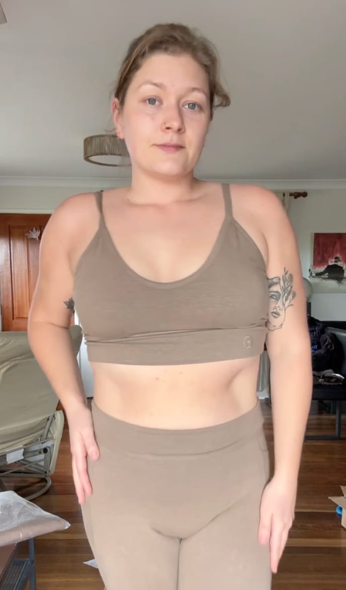 Customer photo review of Hemp Bralette