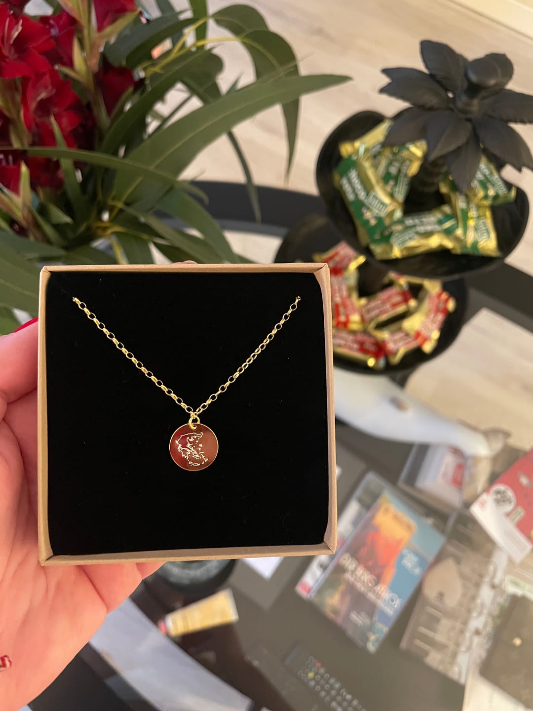 Customer photo review of GREEK ROOTS — Armband 24K vergoldet