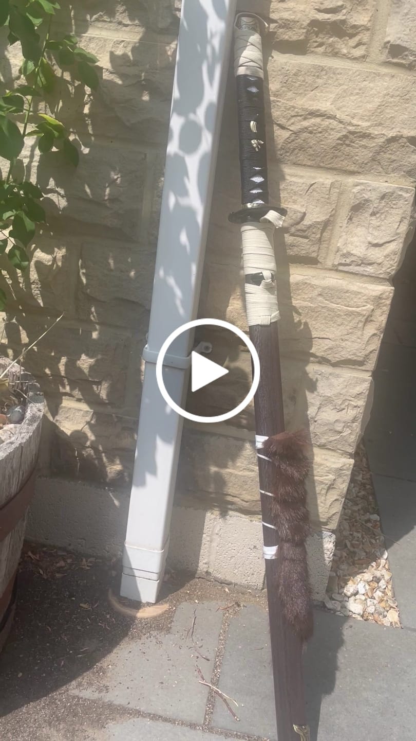 Customer video review of Ghost of Yotei - Lone Wolf Display (Straight) Katana