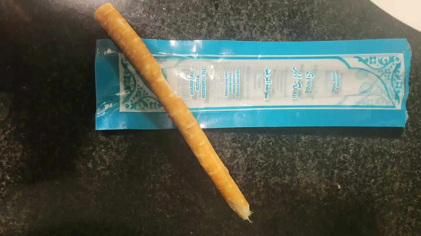 Customer photo review of Doğal Misvak Diş Fırçası
