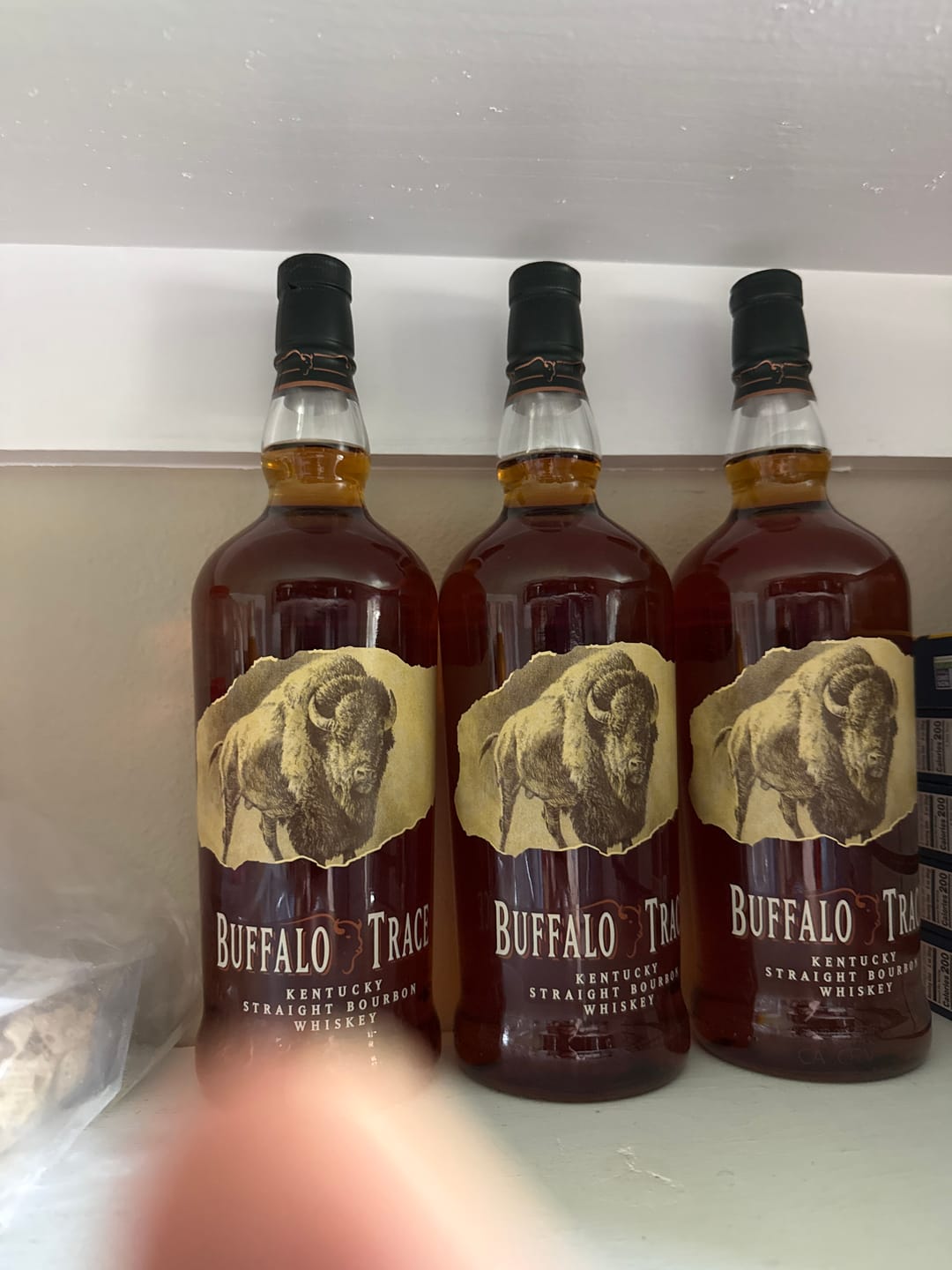 Customer photo review of Buffalo Trace Bourbon Whiskey 1L 6 Pack