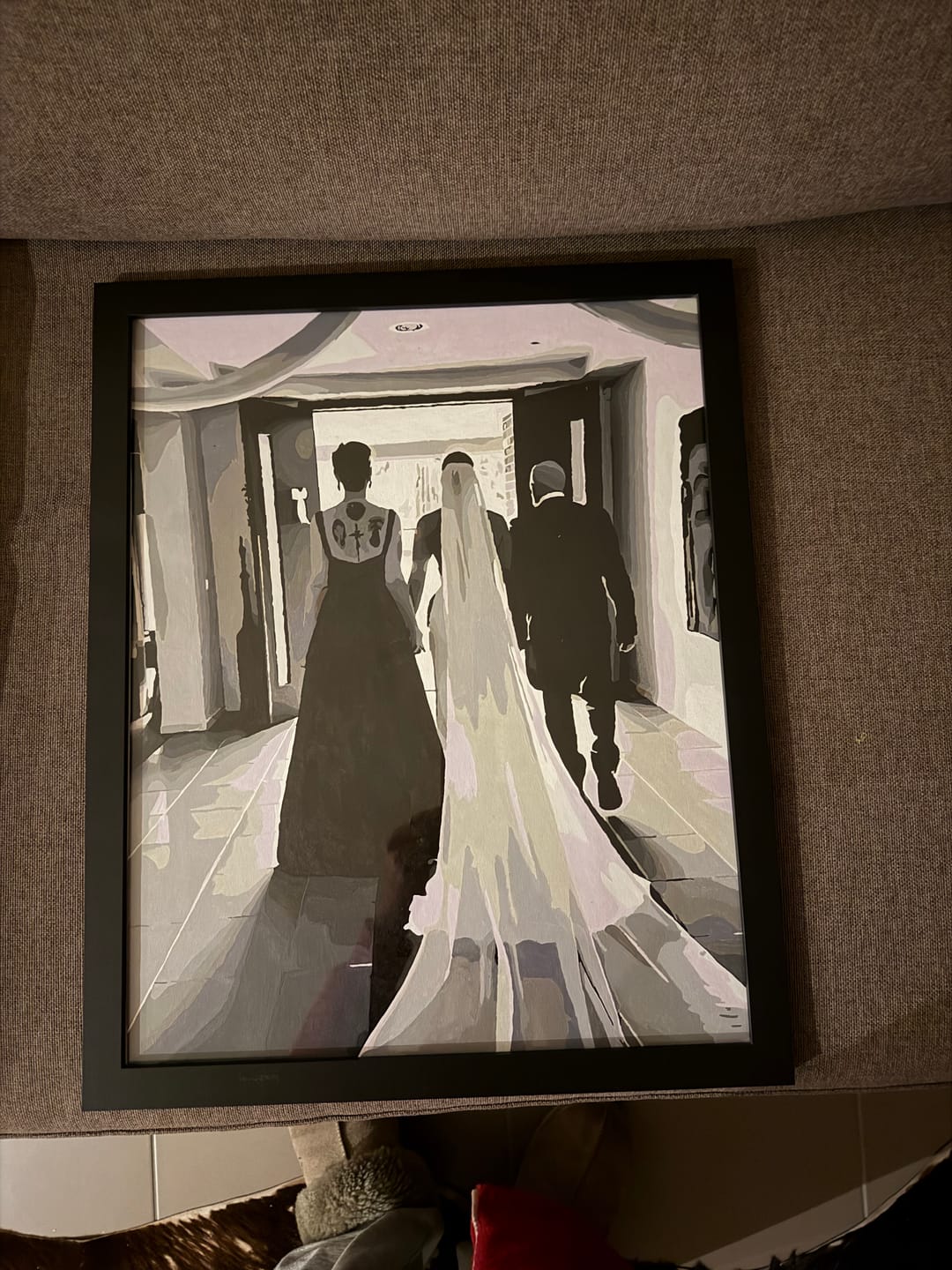 Customer photo review of CUSTOM PAINT BY NUMBER KIT