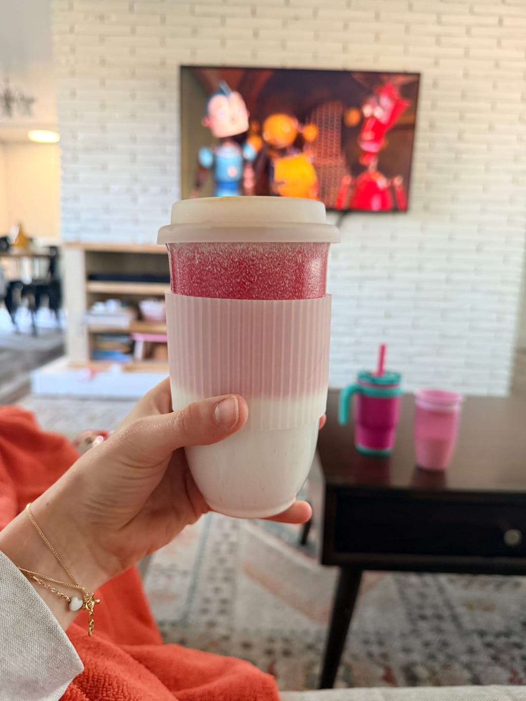 Customer photo review of Coral Pink Cup - 16oz