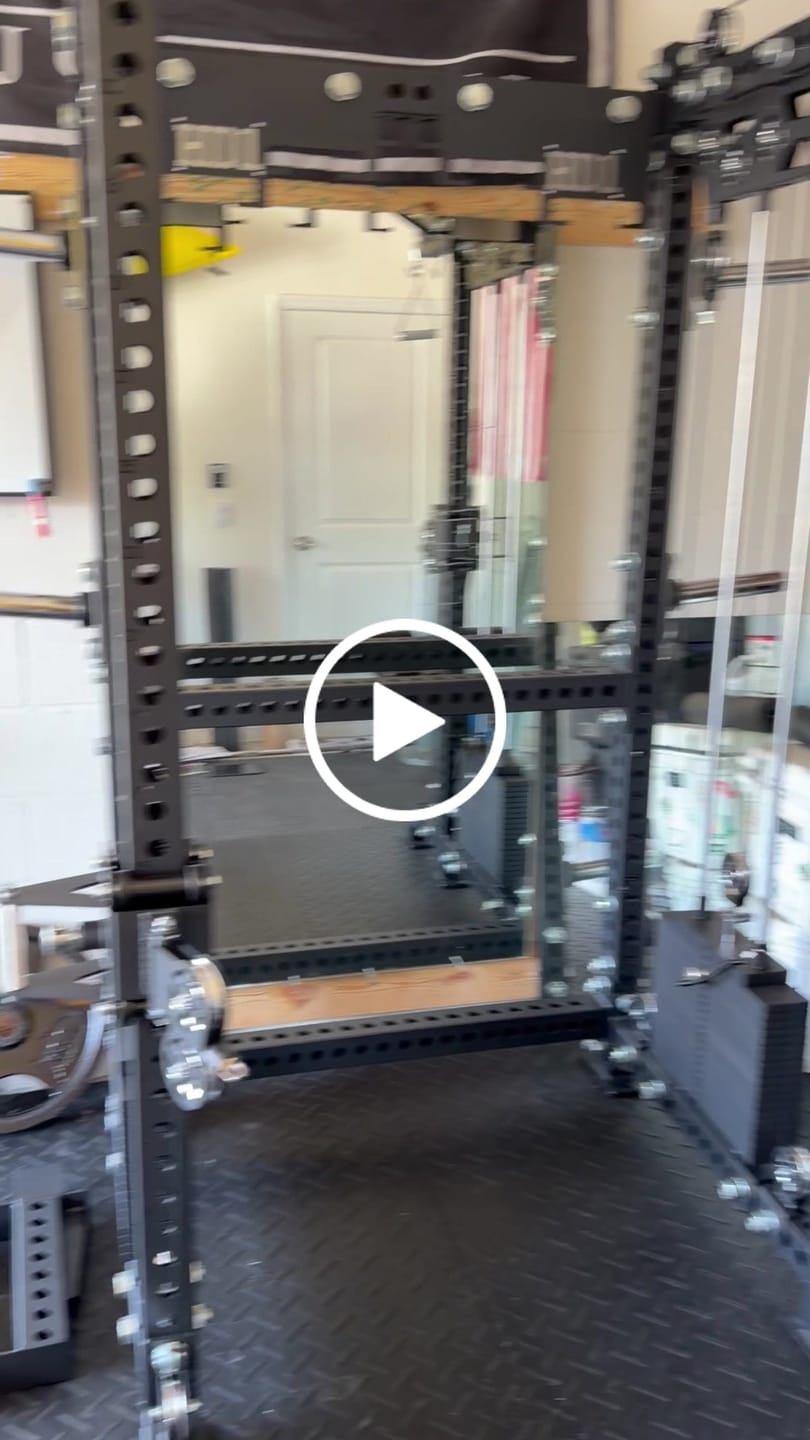 Customer video review of HD1 Squat Rack Functional Trainer