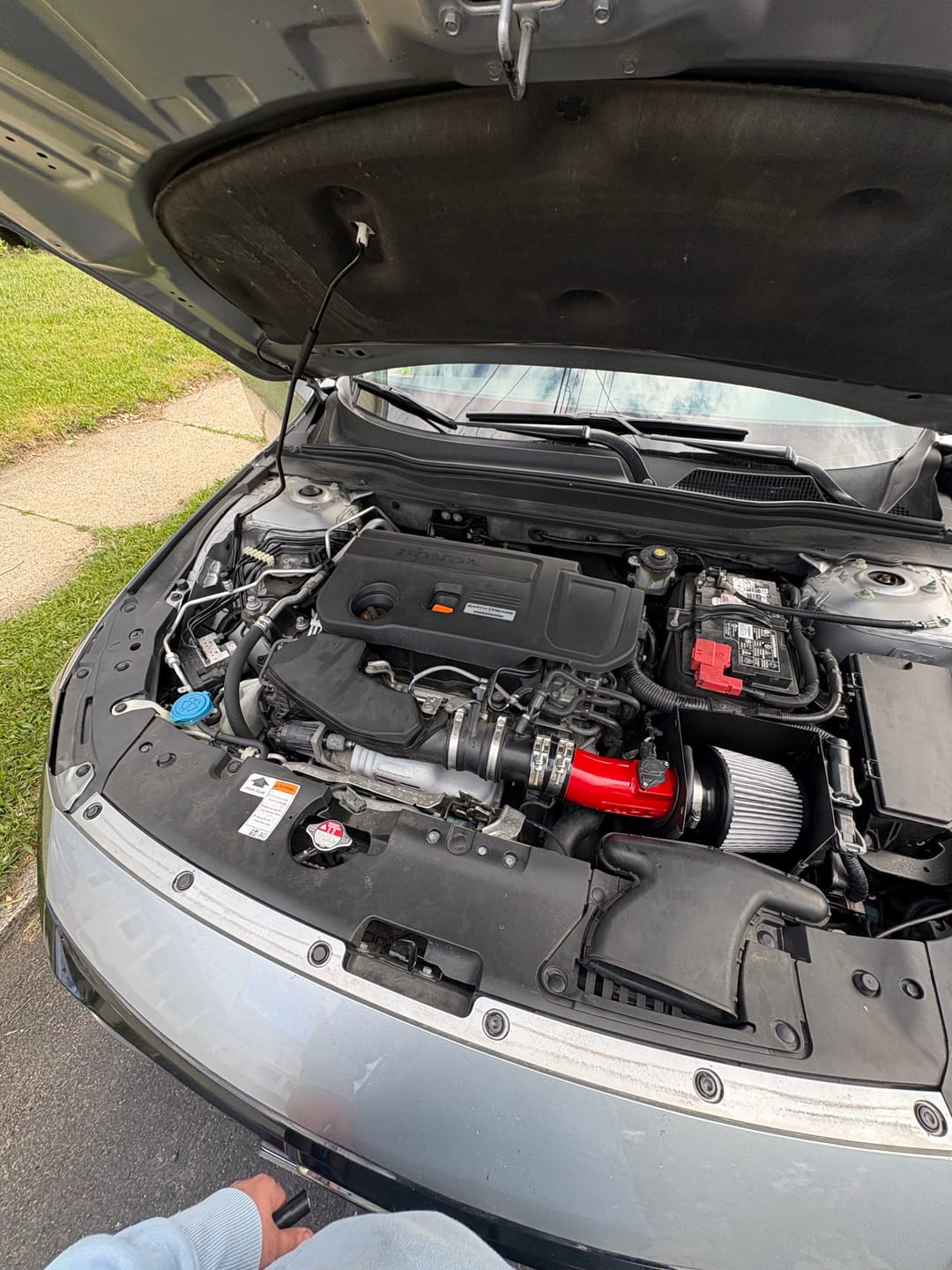 Customer photo review of HPS Shortram Air Intake Kit 2018-2020 Honda Accord 2.0L Turbo, Includes Heat Shield
